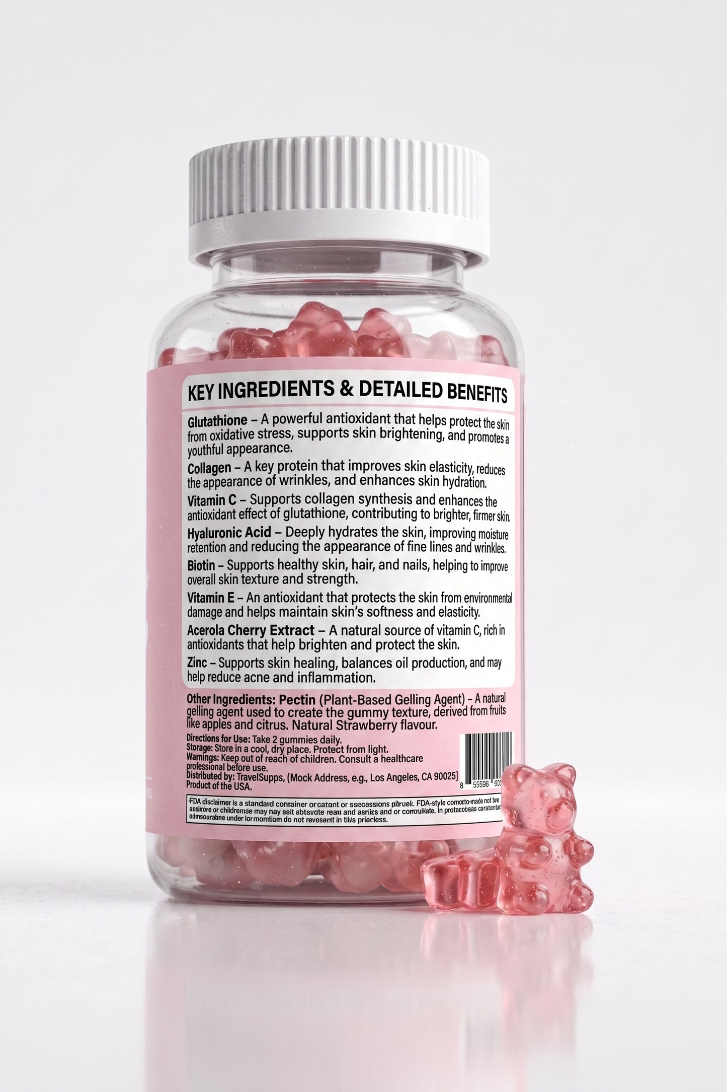 Travel Supps™ Anti-Aging Collagen Gummies- 60 piece