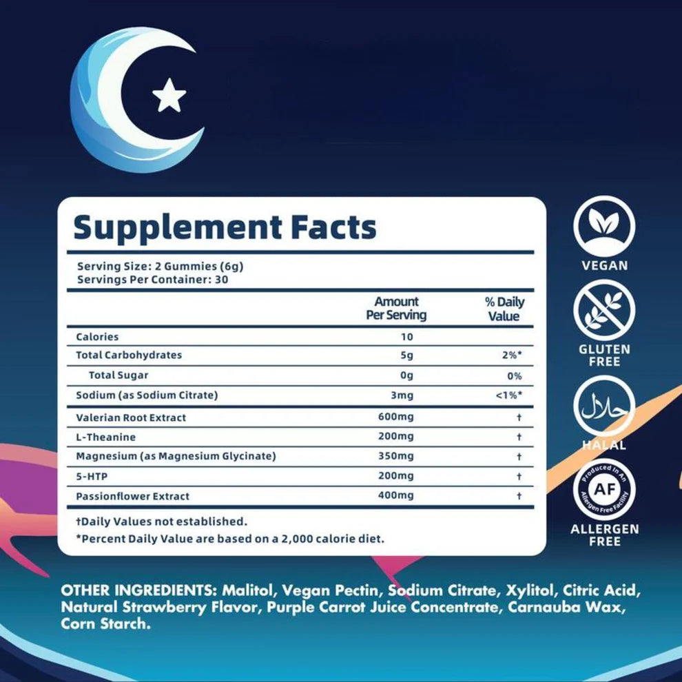 Travel Supps™ Natural Sleep Gummies